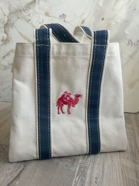 CB Station Divided Canvas Tote Bag Interior Removable Divider